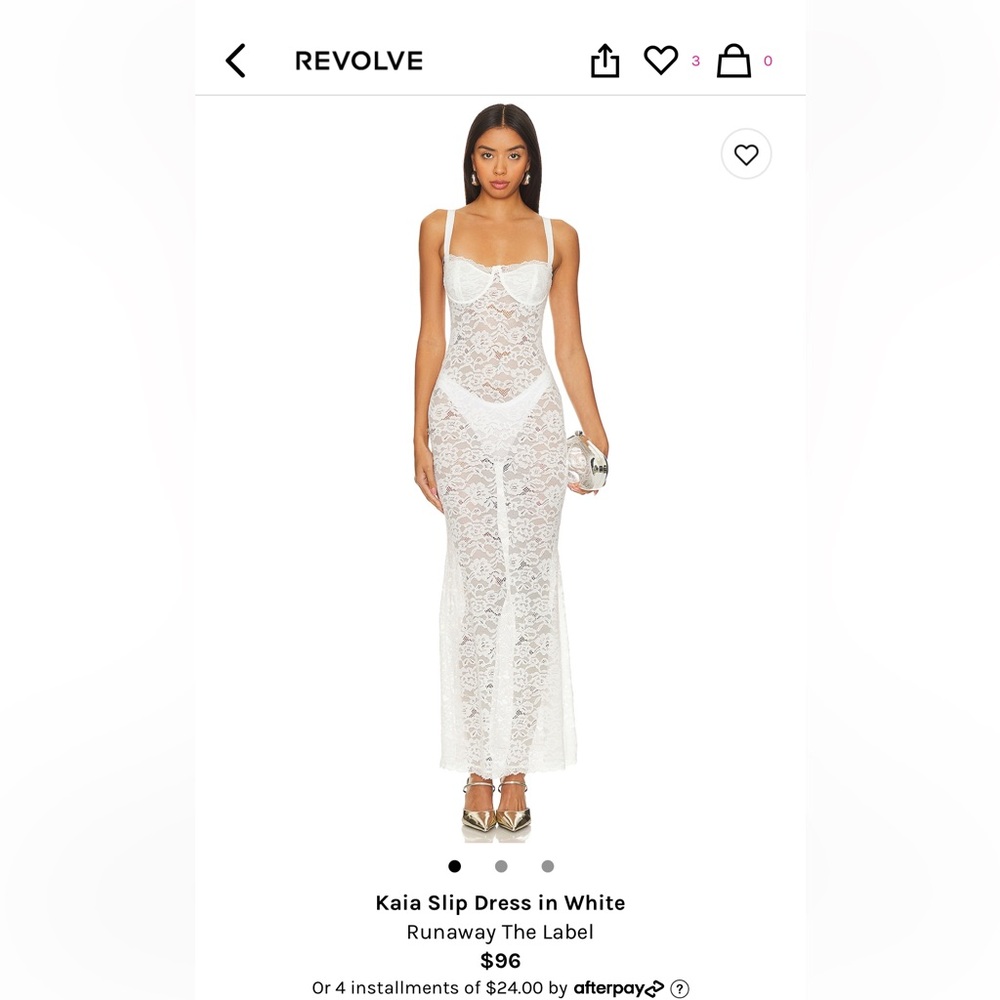 Runaway the label Kaia slip dress